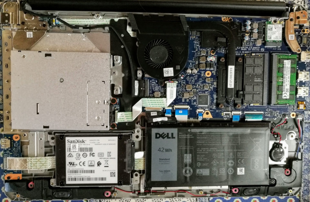 SanDisk SSD PLUS 2TByte– Inspiron 17 5767増設