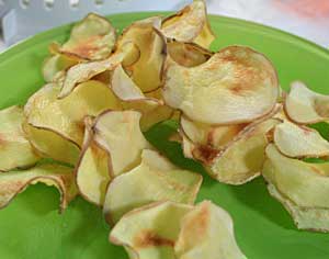 I Love Chipsで作ったポテトチップ