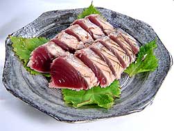 お手軽かつおのたたき(カツオのタタキ)