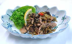 豚肉の高菜炒め