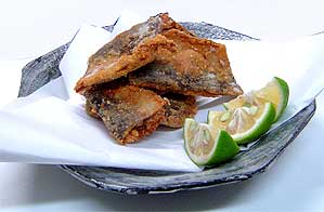 秋刀魚(さんま)の竜田揚げ