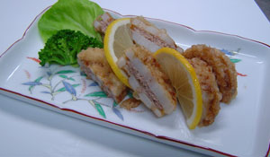 れんこん(蓮根)はさみ揚げ