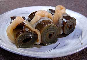 ごぼう無しの昆布巻き
