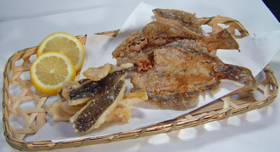 かれいの唐揚げ
