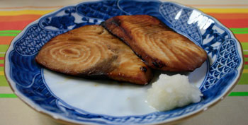 かじき(カジキ)の照り焼き