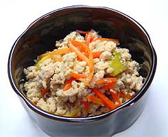 粉豆腐の炒り煮