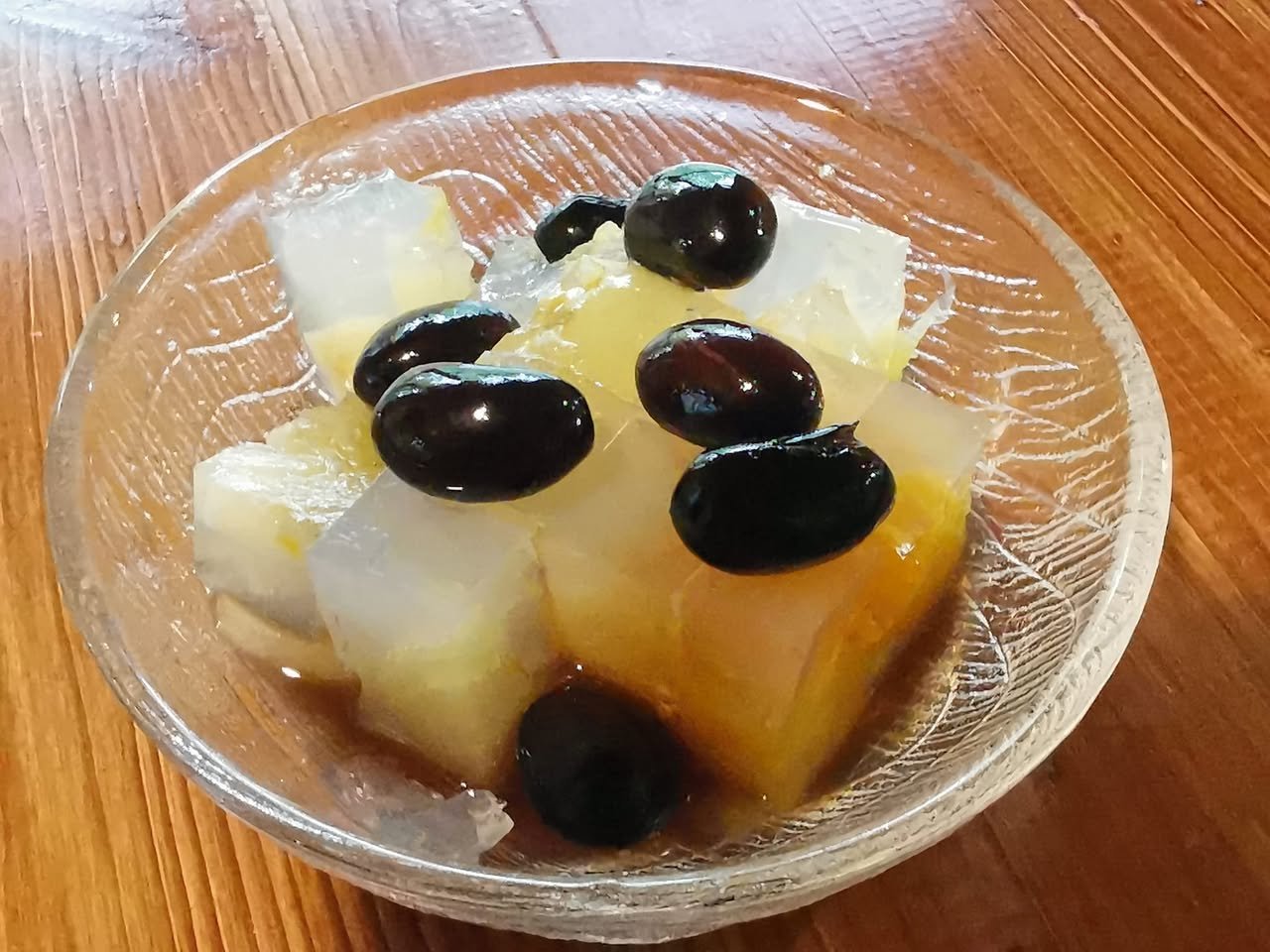黒豆の蜜豆