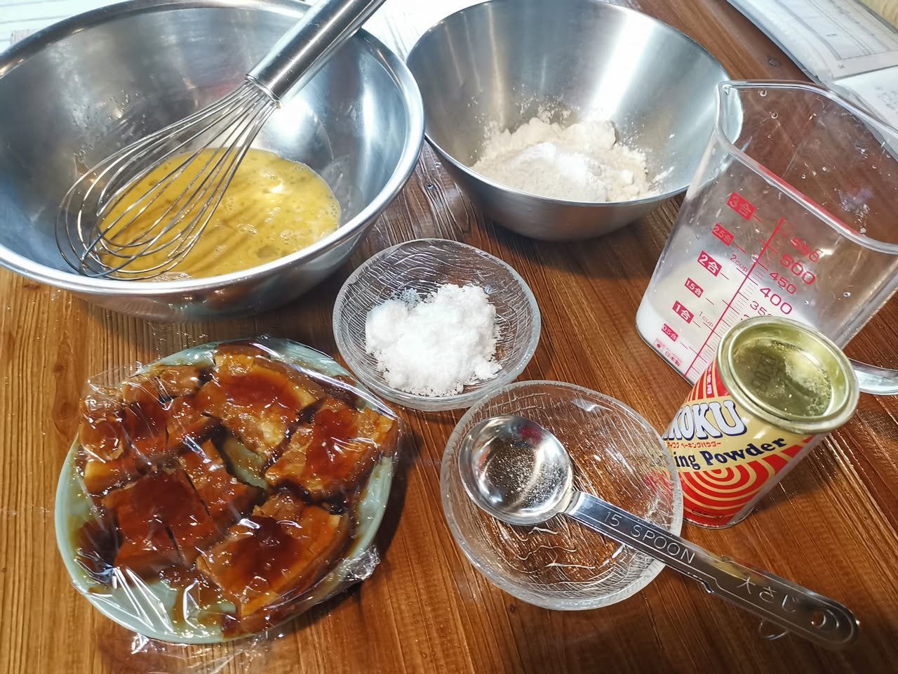 生地の材料と角煮