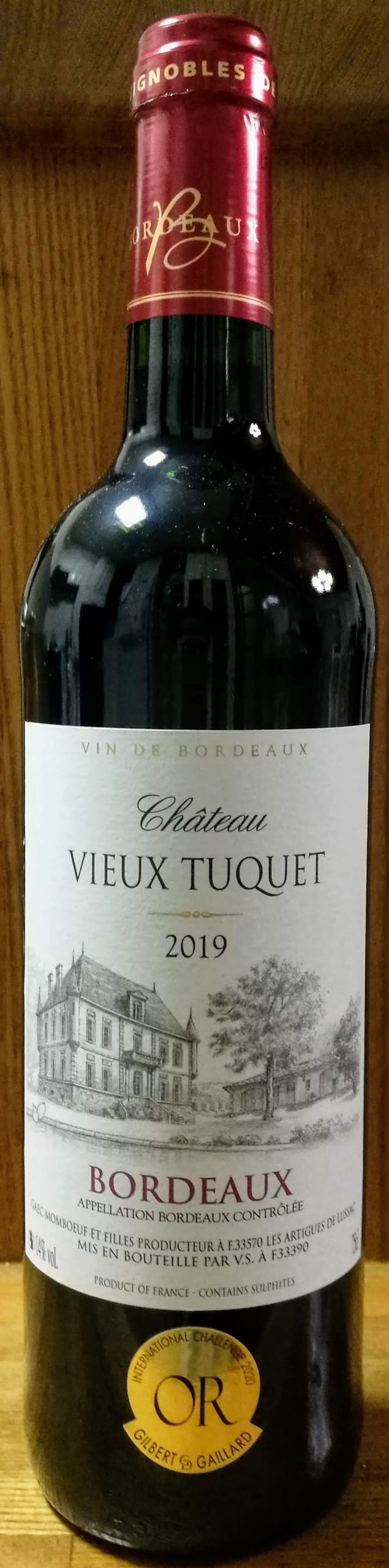 Chateau Vieux Tuquet 2019 シャトー ヴュー テュケ
