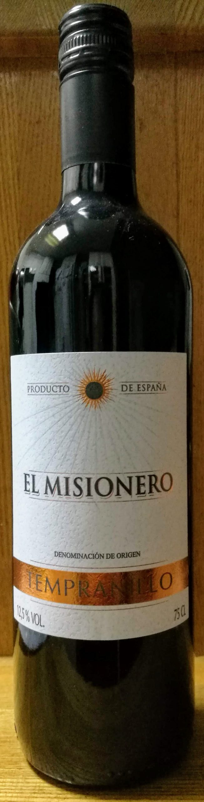El Misionero Tempranillo エル ミシオネロ テンプラニーリョ
