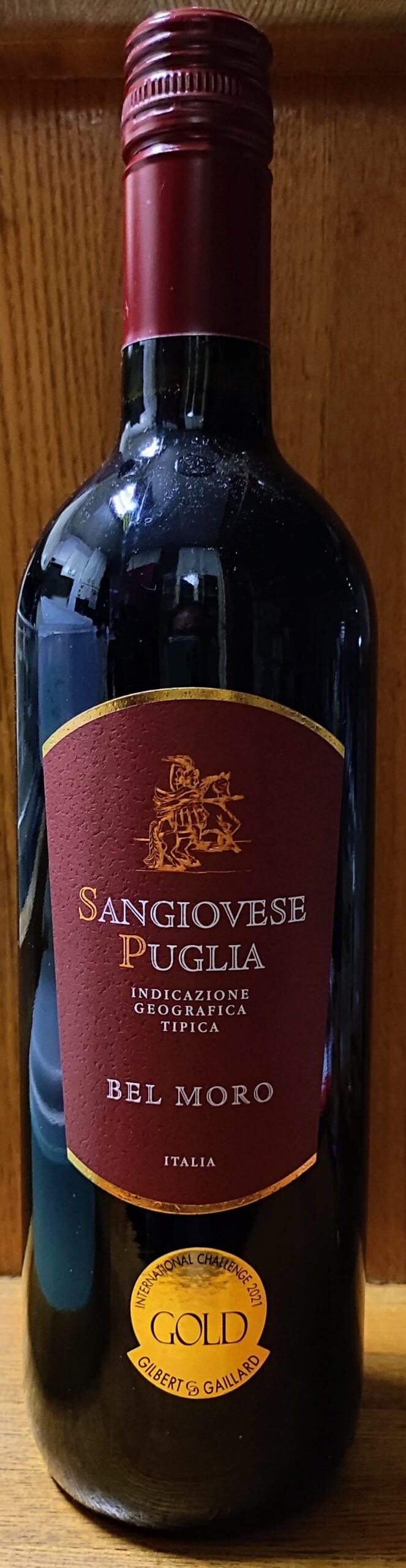 Bel Moro Sangiovese Puglia ベルモーロ サンジョヴェーゼ プーリア