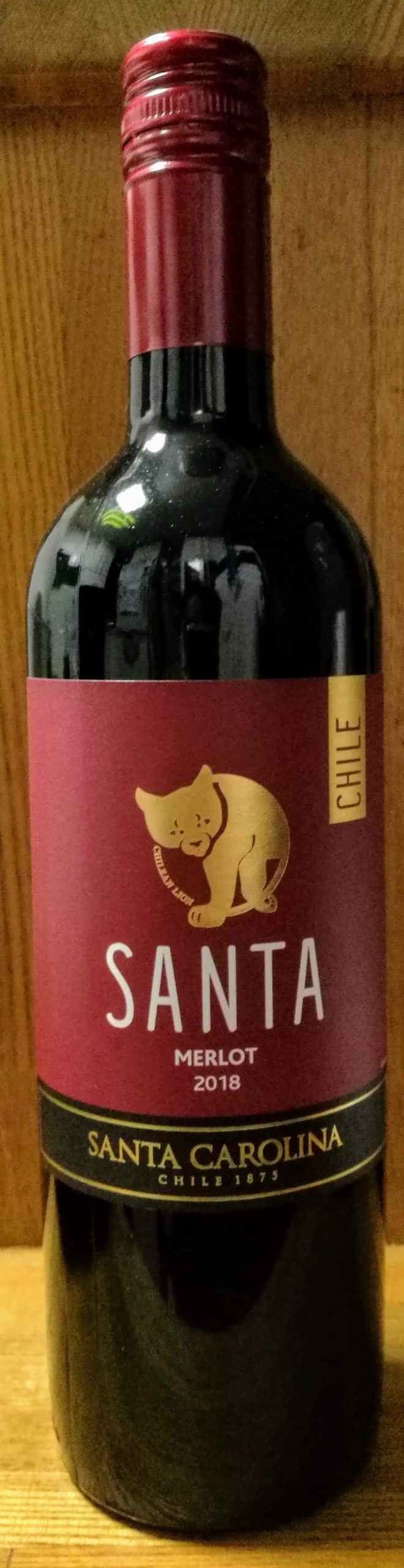Santa by Santa Carolina Merlot 2018 サンタ バイ サンタ カロリーナ メルロー