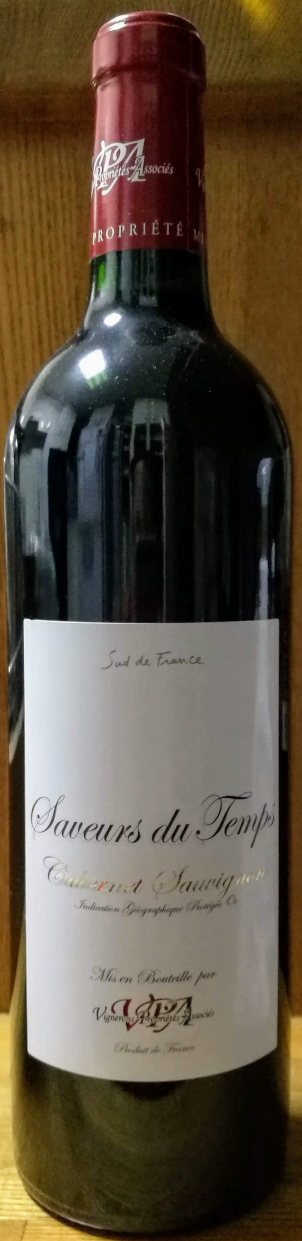 Saveurs du Temps Cabernet Sauvignon 2018 サヴル デュ タン カベルネ ソーヴィニヨン