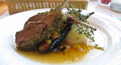 ラムの香草焼き