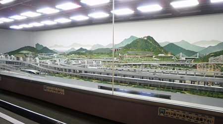 鉄道博物館の鉄道模型ジオラマ