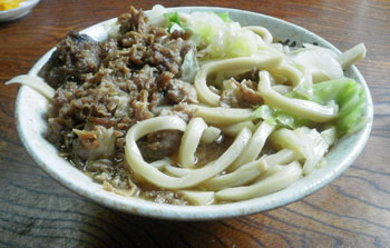 「手打ちうどん とだ」の吉田うどん