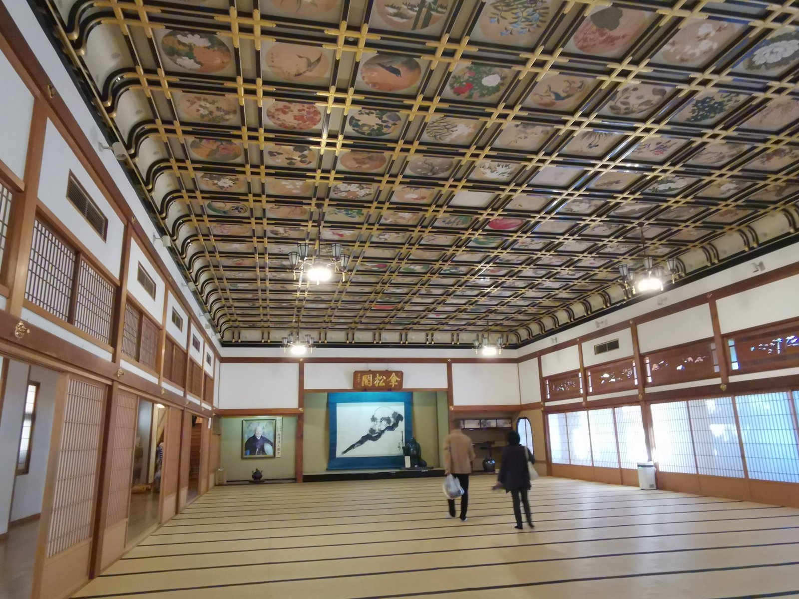 傘松閣の天井絵