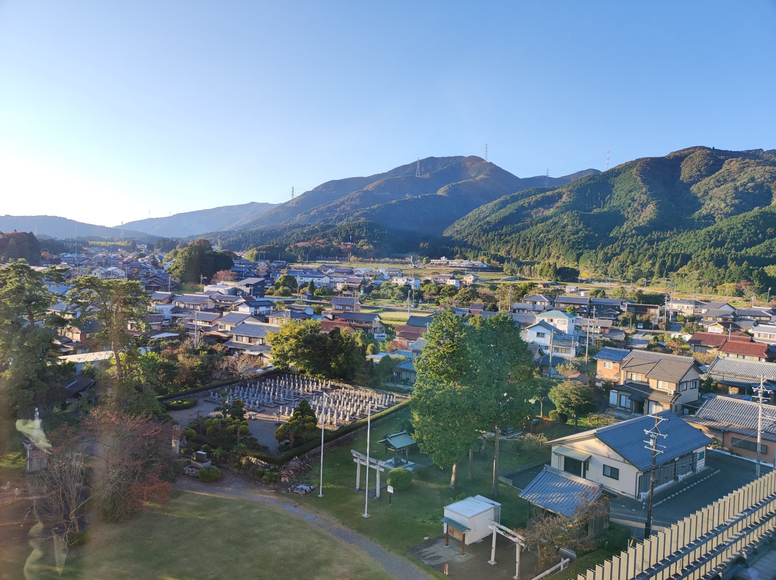 記念館から見た関ヶ原