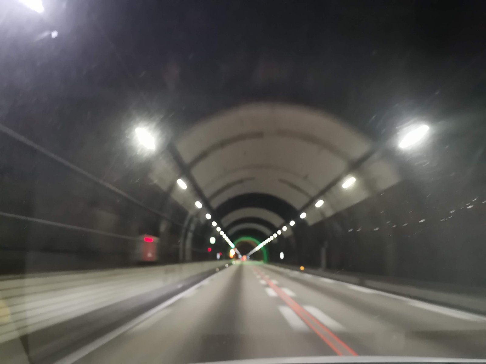 帰り道の恵那山トンネル