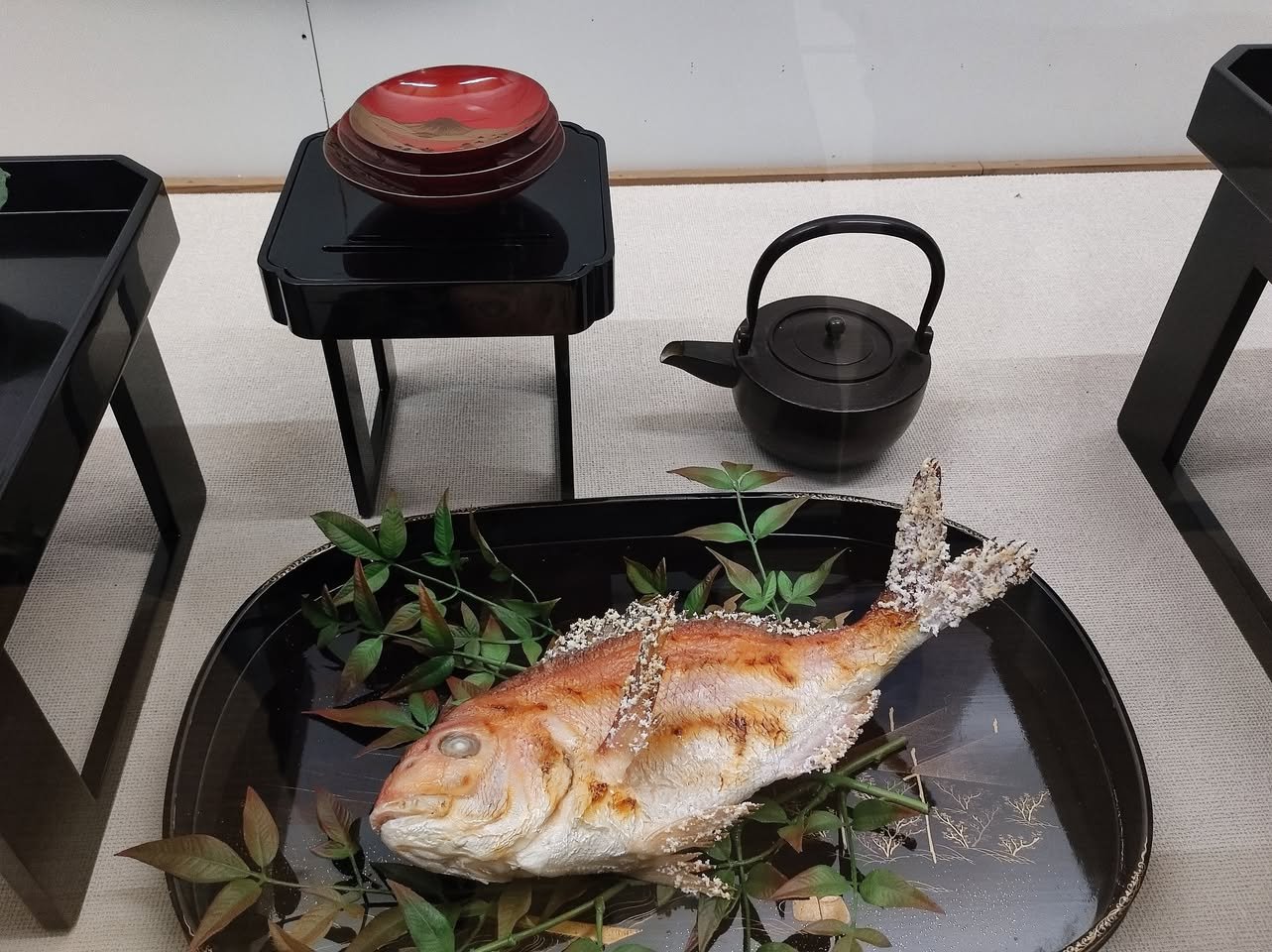 焼物の塩焼鯛 焼物の塩焼鯛