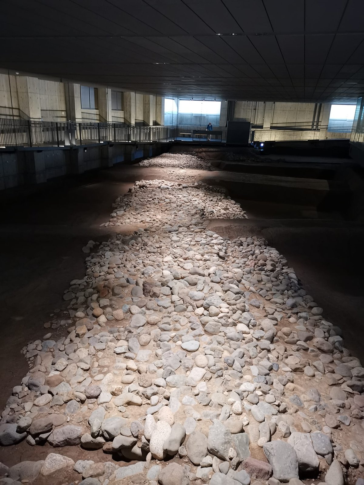 館内に残る遺構