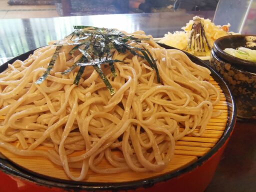 かどの大丸の天ぷらざるそば