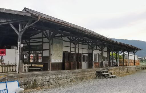旧松代駅　線路はない
