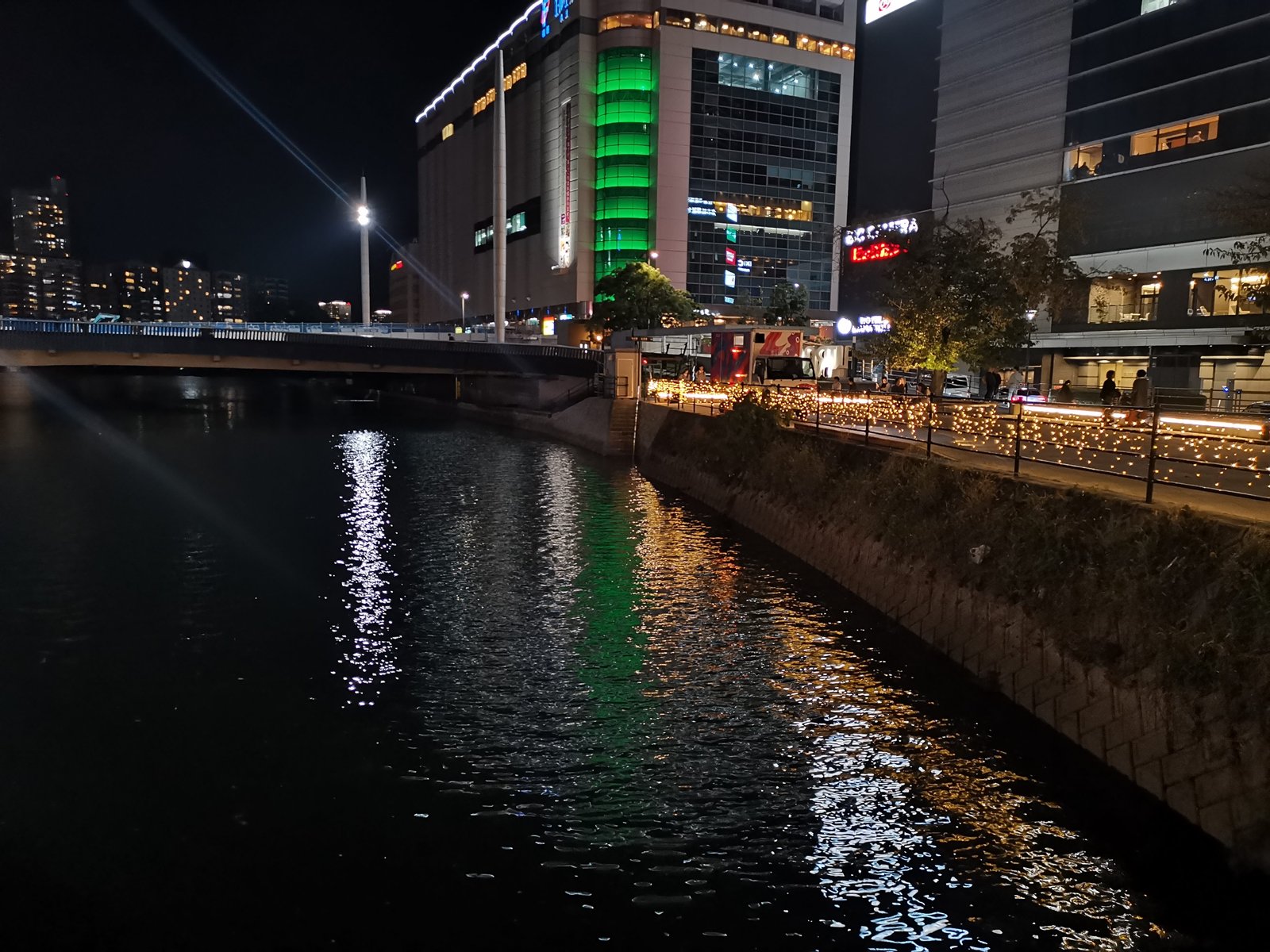 夜の川 夜の川