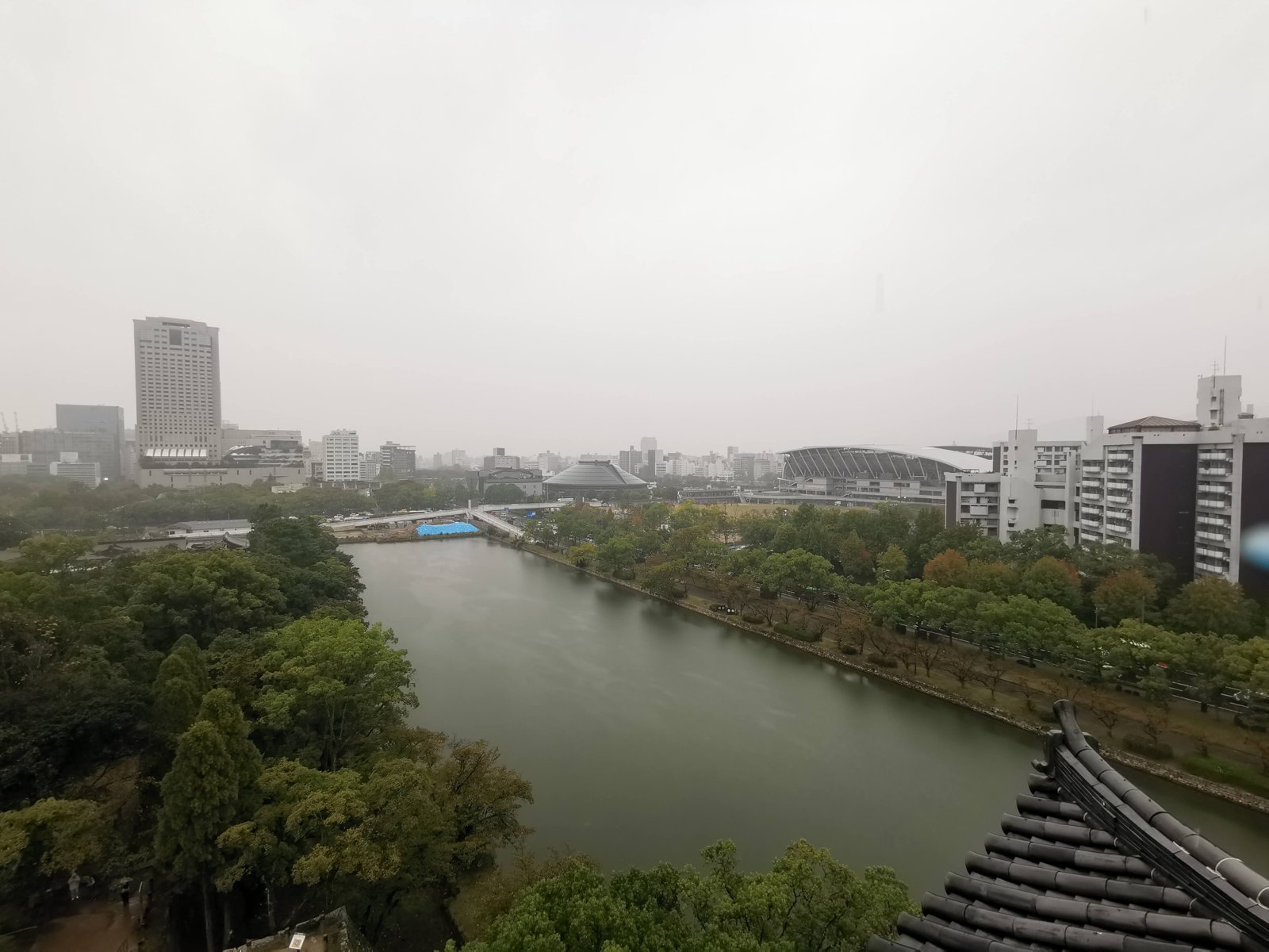 天守から見た広島の街