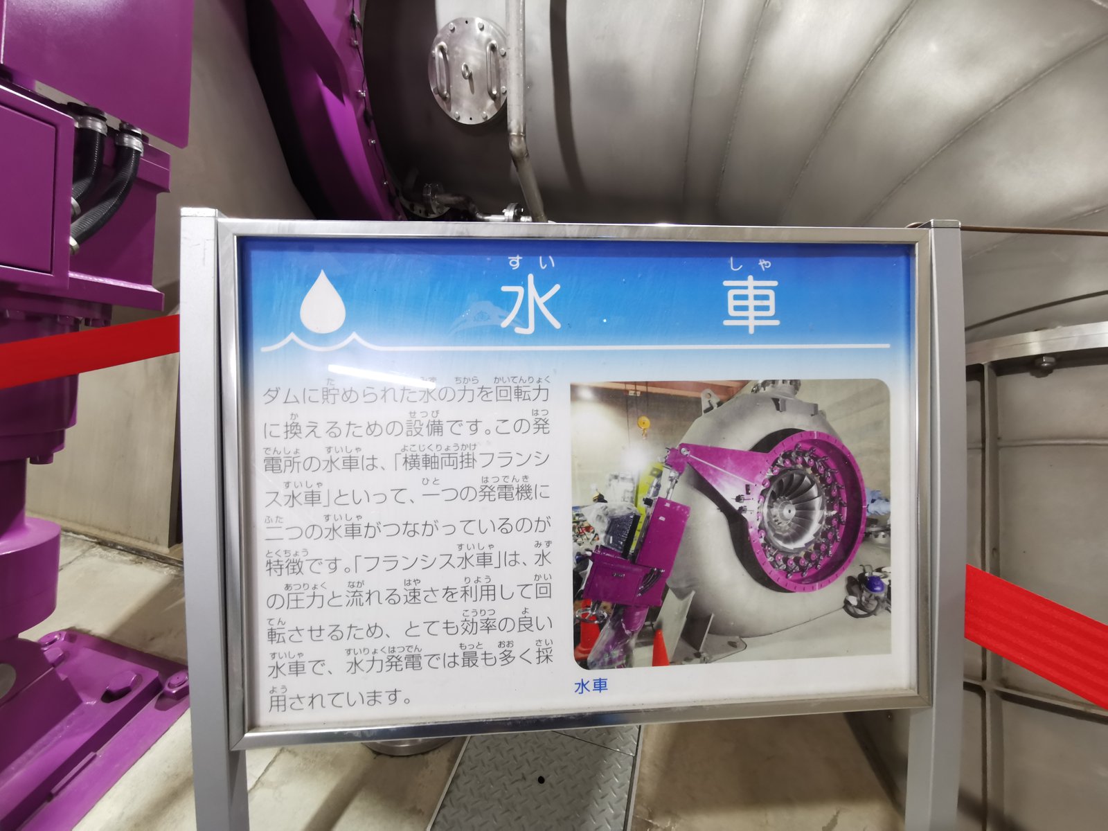 水車の案内 水車の案内